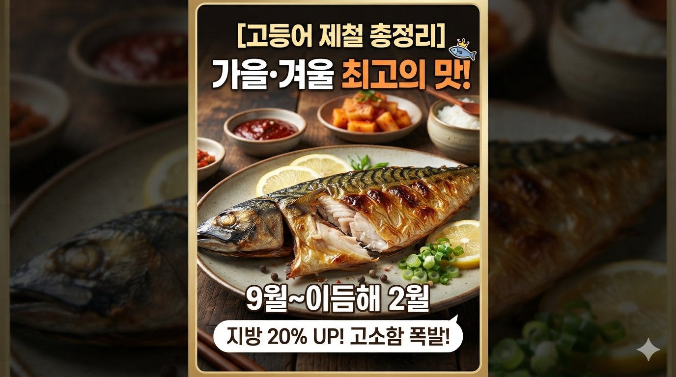 고등어 제철은 언제일까?