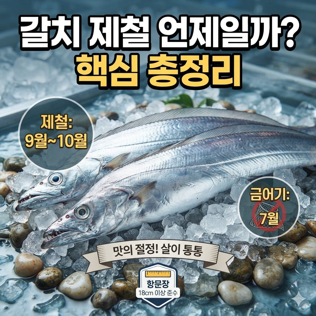 갈치 제철은 언제일까?