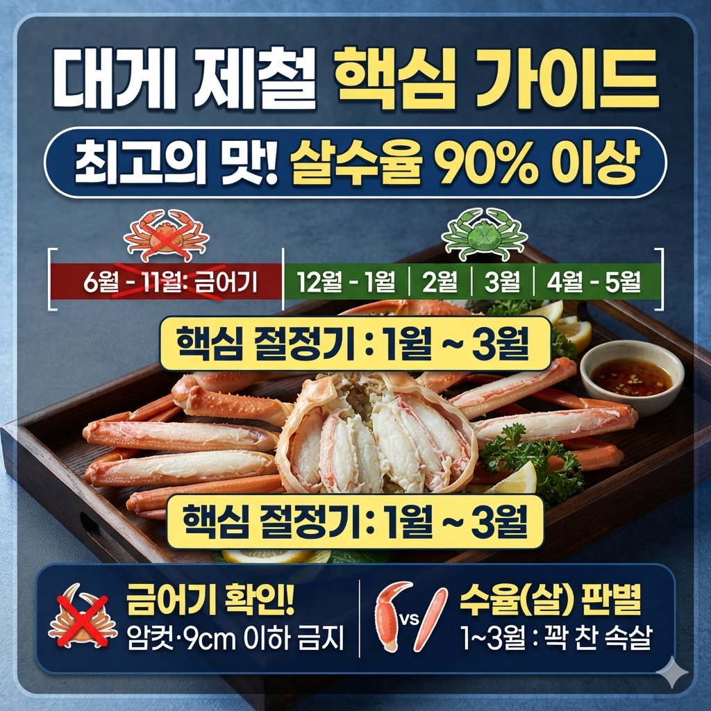 대게 제철은 몇 월부터일까?